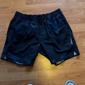 Legends Blue Camo 7” w/liner Athletic Shorts